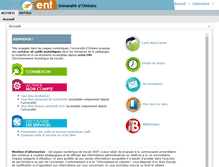 Tablet Screenshot of ent.univ-orleans.fr